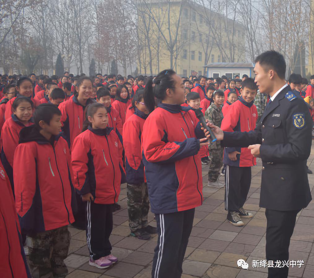 消防讲座进校园,居安思危保安全 —运城新绛县龙兴中学消防培训讲座